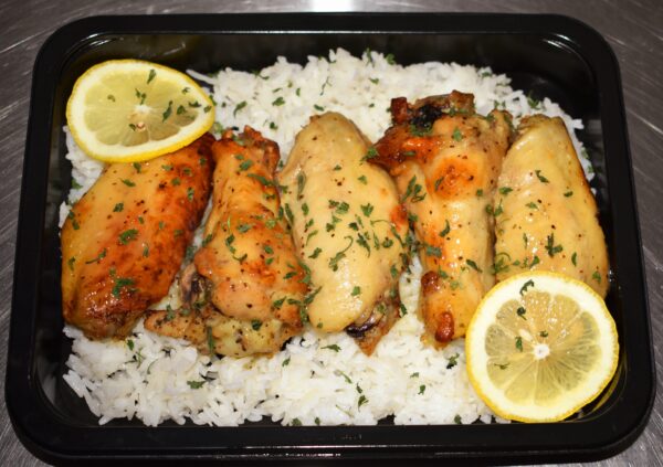 BAKED LEMON PEPPER CHICKEN WINGS