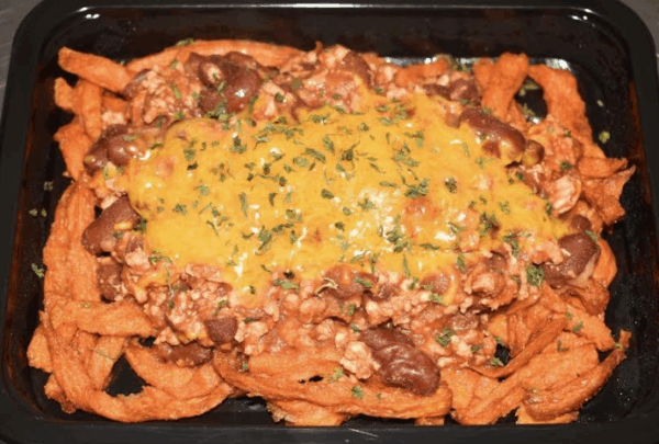 HMD VALUE MEAL: FIT TURKEY CHILI CHEDDAR SWEET POTATO FRY BOWL - NOT ELEGIBLE FOR DISCOUNTS