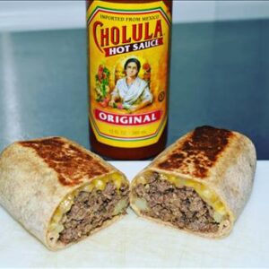 HAMBURGER HASH GRILLED BURRITO