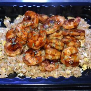 TERIYAKI GRILLED SHRIMP FRIED RICE BOWL