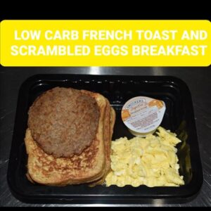 LOW CARB FRENCH TOAST SCRAMBLED EGGS BREAKFAST