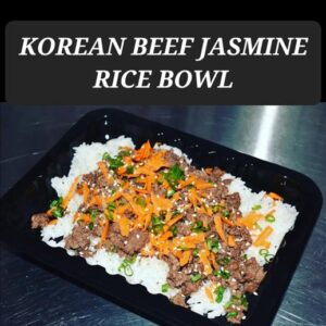 KOREAN BEEF JASMINE RICE BOWL