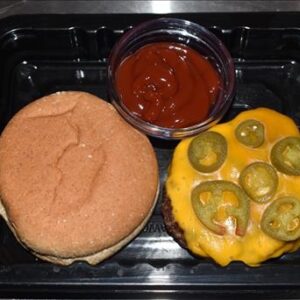 LOW CARB JALAPENO CHEDDAR BURGER