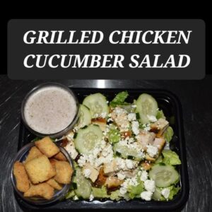 GRILLED CHICKEN CUCUMBER SALAD