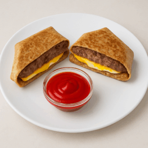 LOW CARB EGG & CHEESE BURGER BOMB