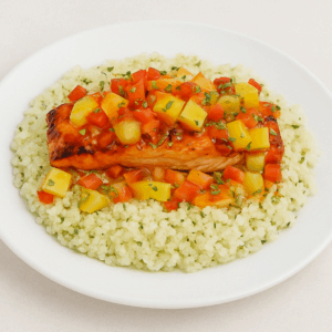 TERIYAKI PINEAPPLE SALMON