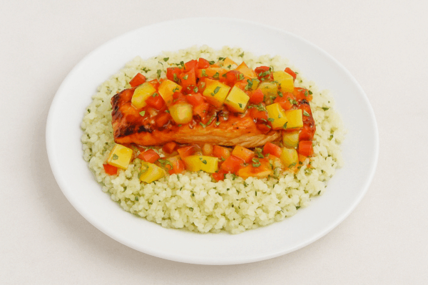 TERIYAKI PINEAPPLE SALMON