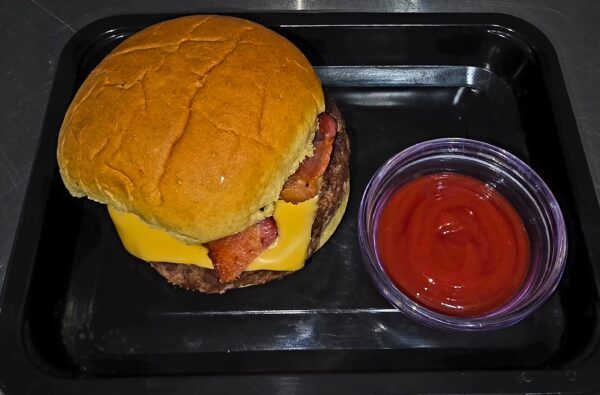 PROTEIN PLUS! TURKEY BACON CHEESEBURGER