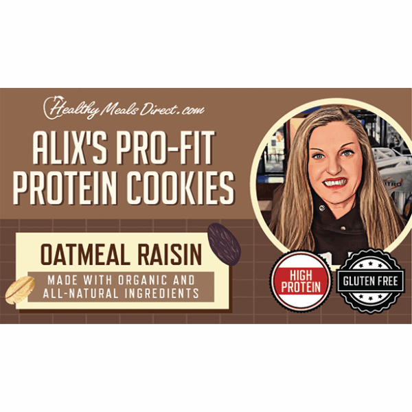ALIX'S PRO-FIT PROTEIN OATMEAL RAISIN COOKIES (2 servings)