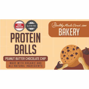 PEANUT BUTTER CHOCOLATE CHIP PROTEIN BALLS (2 servings)