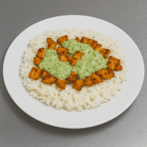 CILANTRO LIME CHOPPED PORK CHOP RICE BOWL