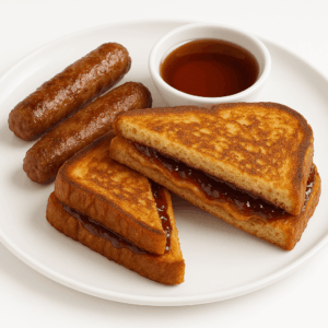 KETO PEANUT BUTTER AND JELLY FRENCH TOAST